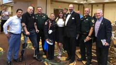 Sheriff's Department staff and VHVUSA Heroes Breakfast organizers 