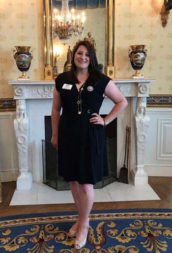 Brittany Boccher at a White House event