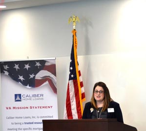 Military Spouse of the Year, Brittany Boccher, Speaks at Caliber