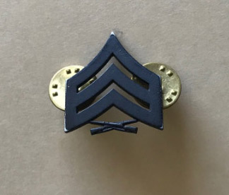 Rank pin from the Sergeant